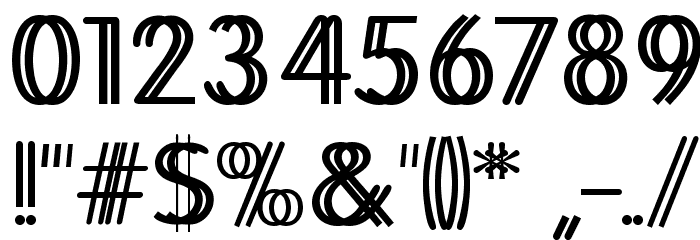 FolksTwins Font OTHER CHARS