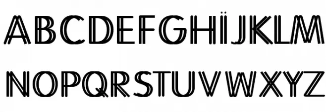 FolksTwins Шрифта ВЕРХНИЙ