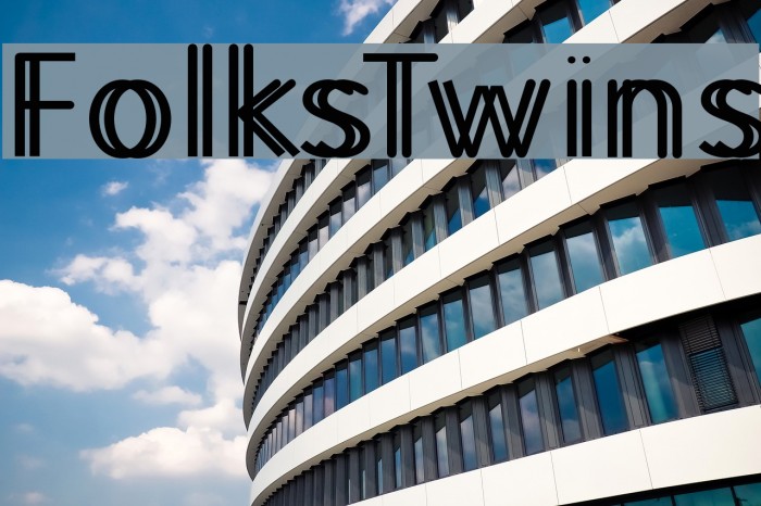 FolksTwins Font examples