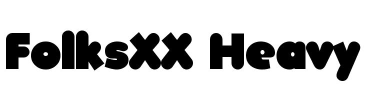 FolksXX Heavy Font