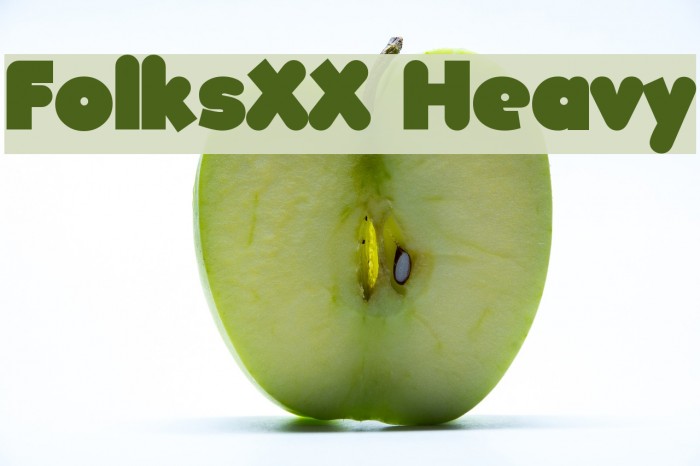 FolksXX Heavy Font examples