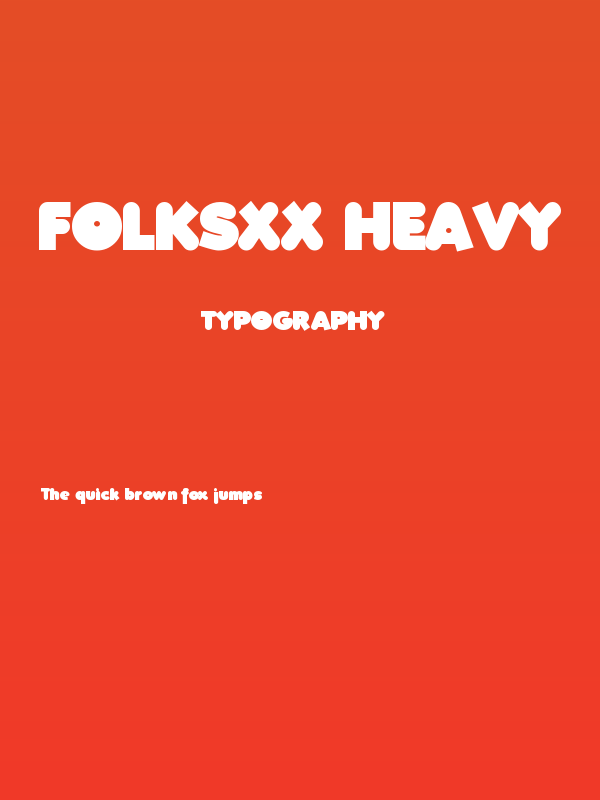 FolksXX Heavy Poster