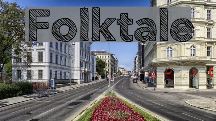 Folktale Font examples