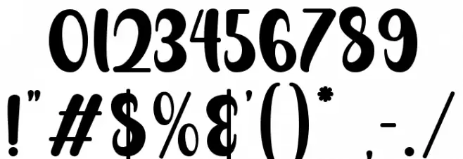 Follio Cooper Font OTHER CHARS