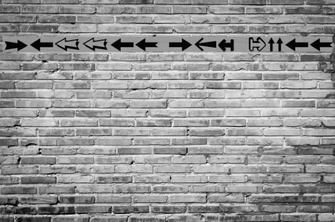 Follow The Arrow Font examples