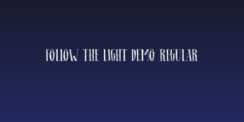 Follow The Light DEMO Regular Social Header