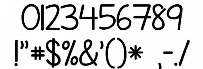 Follow You Into the World Font OTHER CHARS