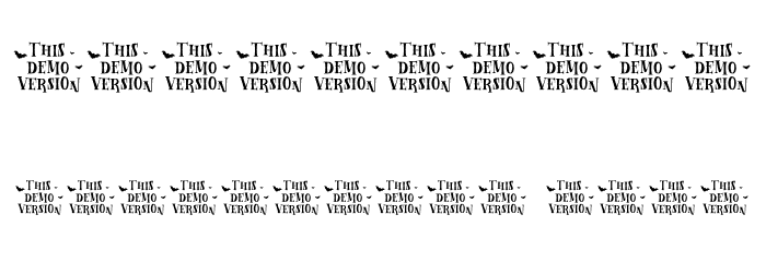 Follower Spooky Font Regular Demo Version Font OTHER CHARS