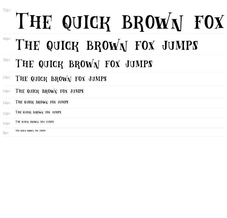 Follower Spooky Font Regular Demo Version Waterfall