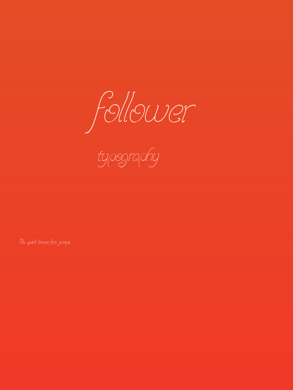 Follower Poster