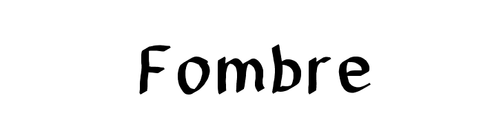 Fombre  免费字体下载