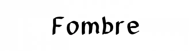 Fombre  font caratteri gratis