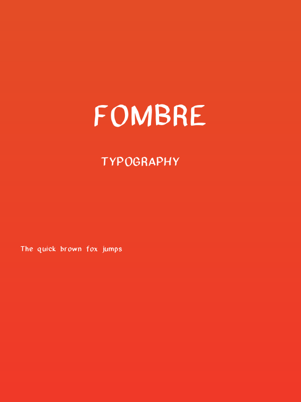Fombre Poster
