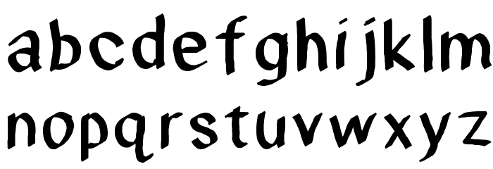 Fombre Font LOWERCASE