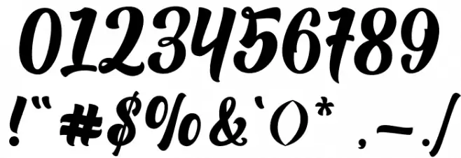 Fomtage-Script Font OTHER CHARS