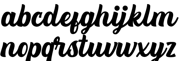 Fomtage-Script Font LOWERCASE