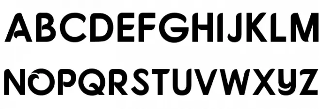 Fonarto Шрифта ВЕРХНИЙ