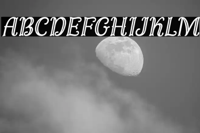 FondacyCarved-Italic Font examples