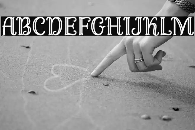 FondacyCarved Font examples