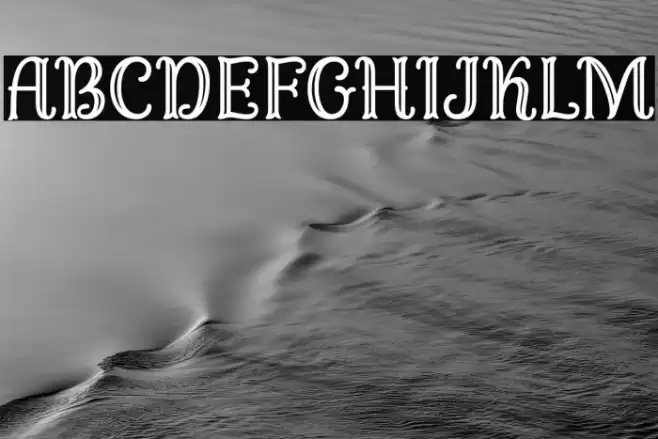 FondacyCarved Font examples