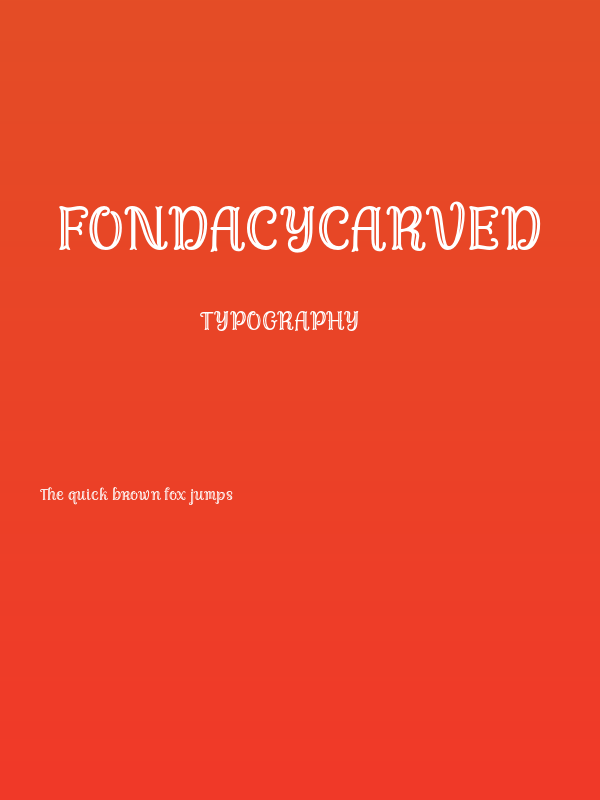 FondacyCarved Poster