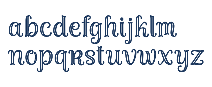 FondacyCarved Lowercase