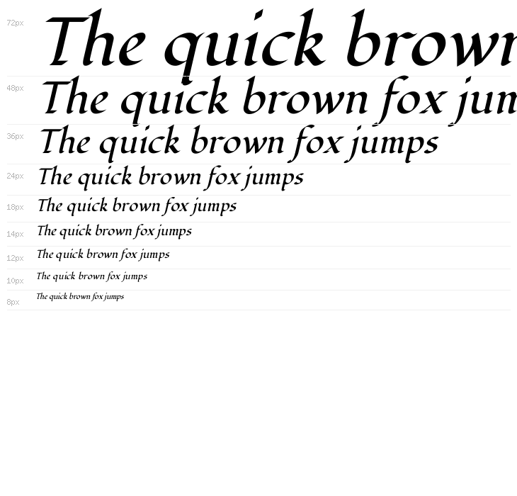 Fondamento-Italic Waterfall