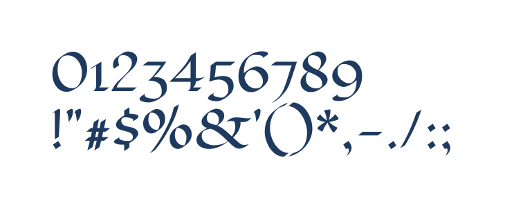 Fondamento Regular Other Characters