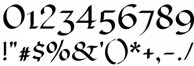 Fondamento Regular Font OTHER CHARS