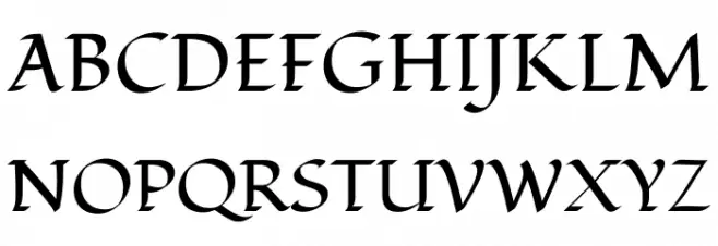 Fondamento Regular 字体 大写