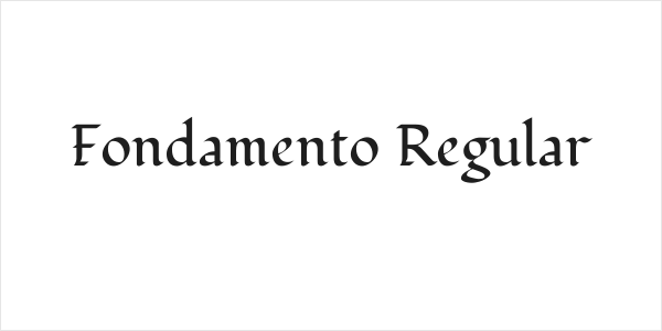 Fondamento Regular Logo
