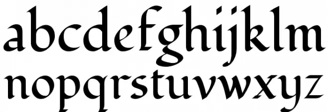 Fondamento Regular Font LOWERCASE