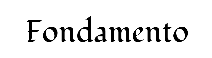 Fondamento  免费字体下载