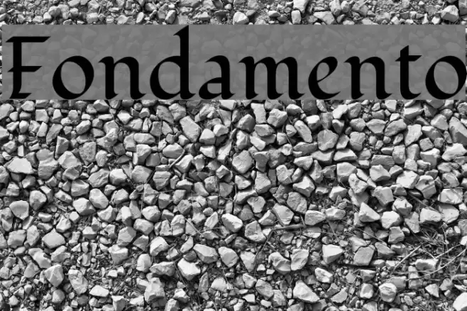 Fondamento Font examples