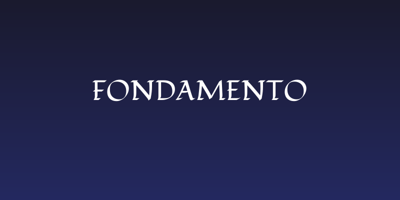 Fondamento Social Header