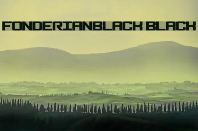 FonderianBlack Black Example 1