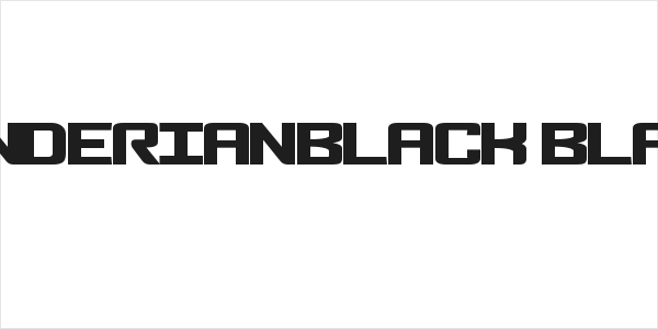 FonderianBlack Black Logo