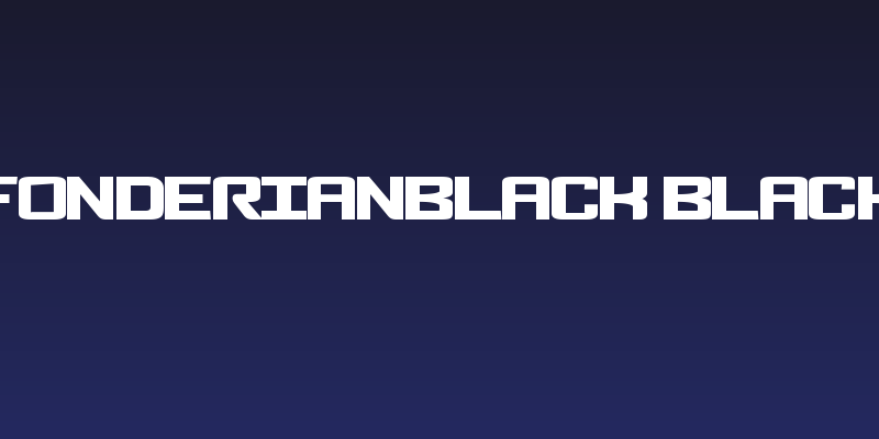 FonderianBlack Black Social Header