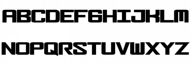 FonderianBlack Black Caratteri MINUSCOLO