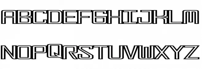 FonderianFineline Schriftart Groß