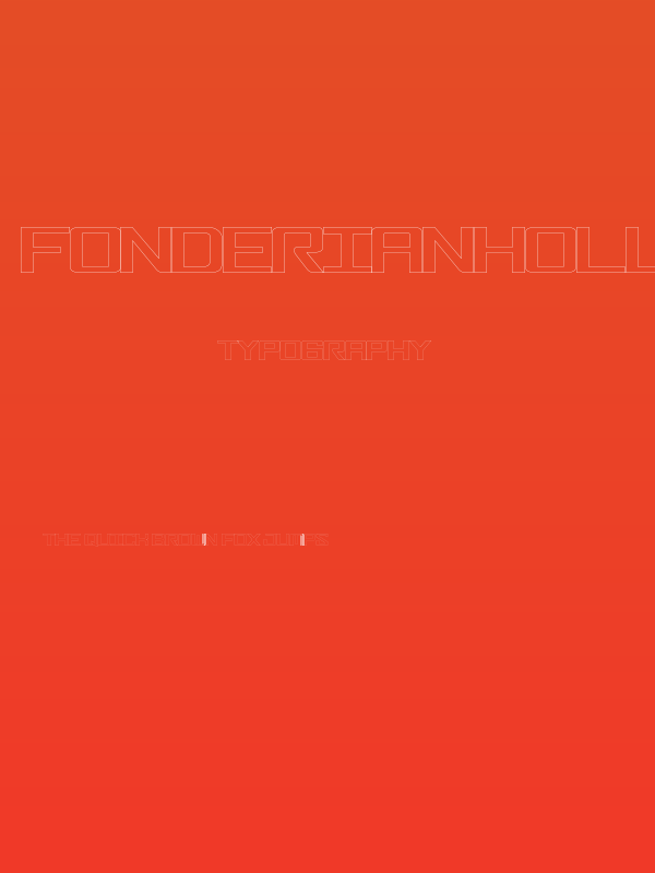 FonderianHollow Poster