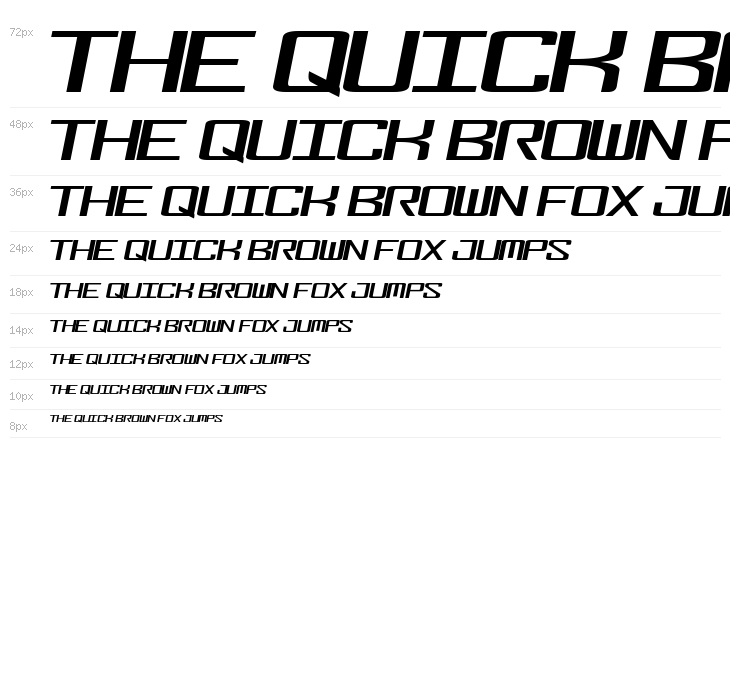 FonderianItalic Waterfall