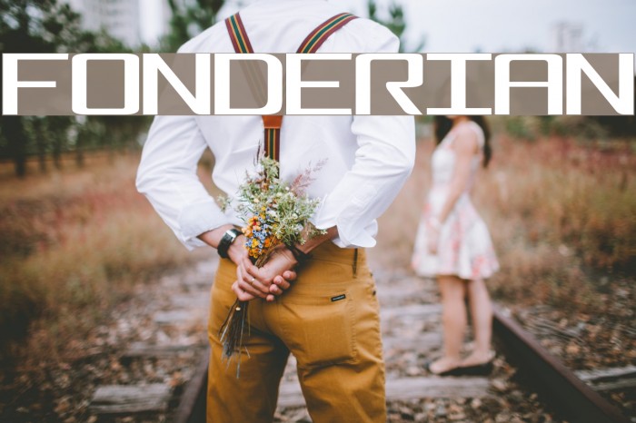 Fonderian Font examples