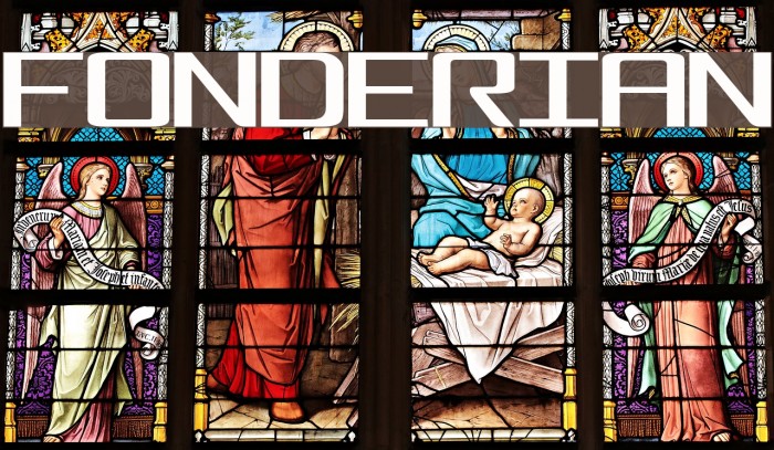 Fonderian Font examples