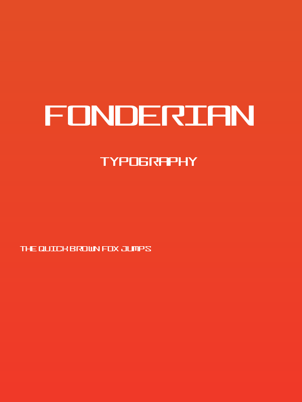 Fonderian Poster