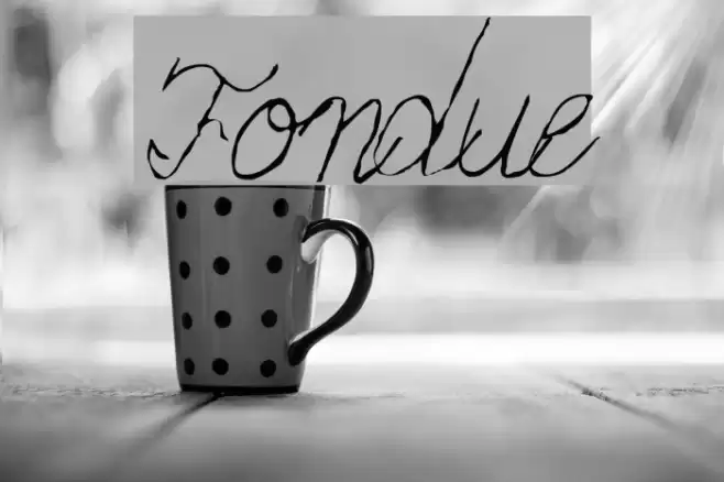 Fondue Font examples