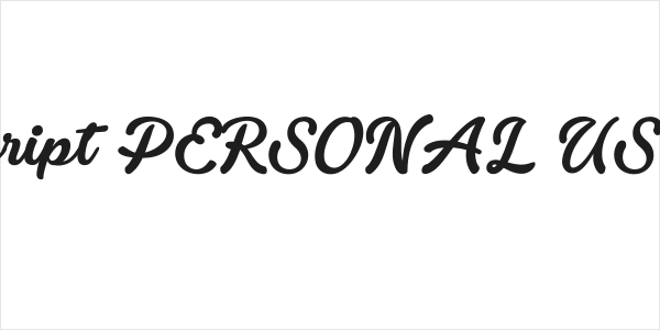 Fondy Script PERSONAL USE ONLY Logo