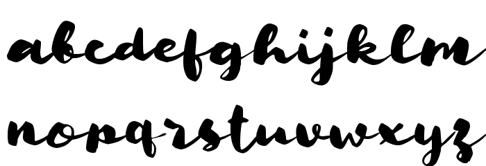 Fone Font LOWERCASE