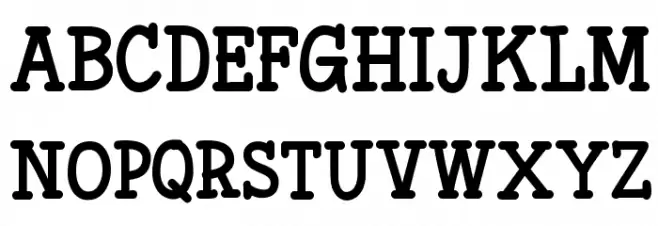 Fonesia Bold Schriftart Groß