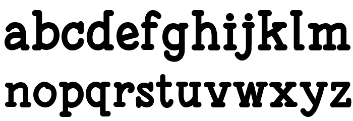 Fonesia Bold Font LOWERCASE